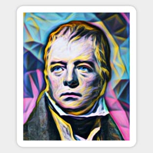 Walter Scott Portrait | Walter Scott Artwork 3 Sticker